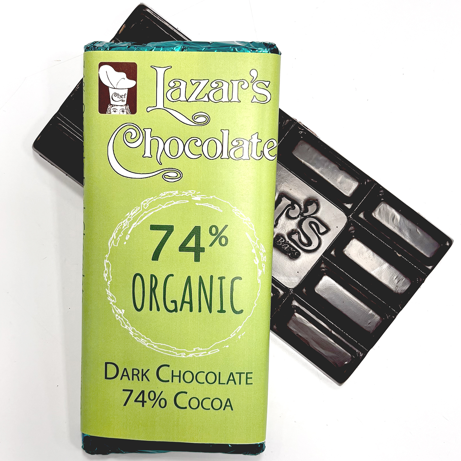 Signature Dark Chocolate Bar - 74% Organic