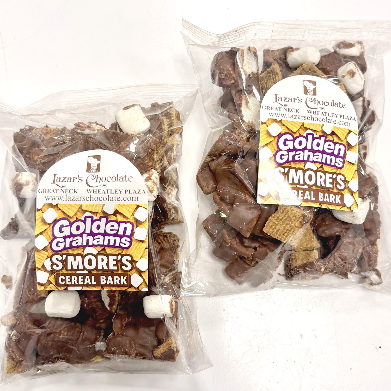 Chocolate Cereal Bark - Marshmallow S'mores
