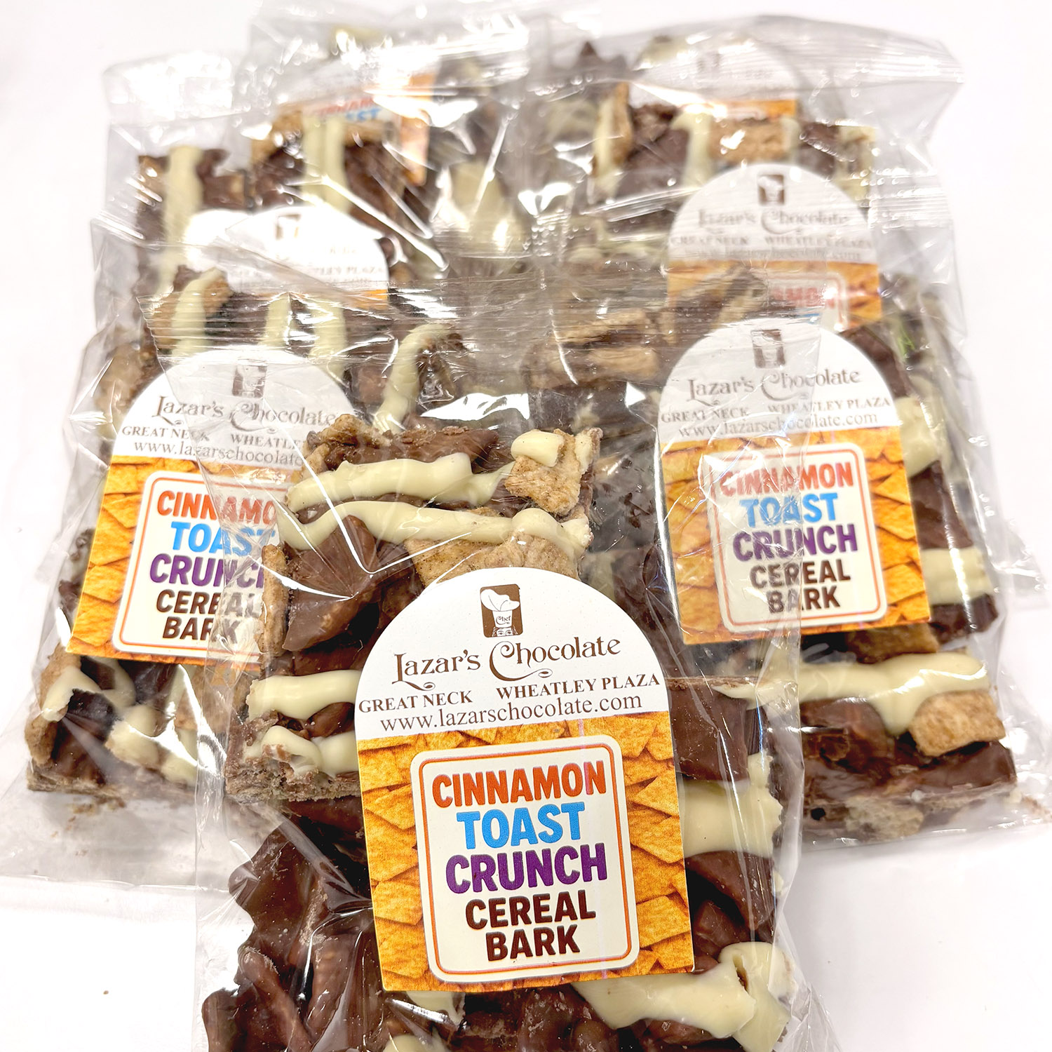 Chocolate Cereal Bark - Cinnamon Toast Crunch