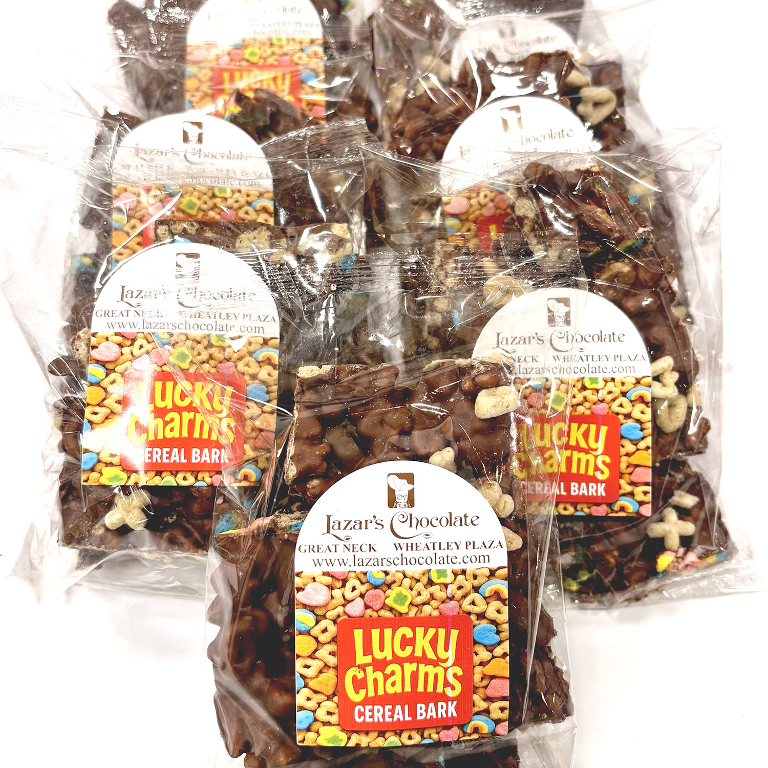 Chocolate Cereal Bark - Lucky Charms
