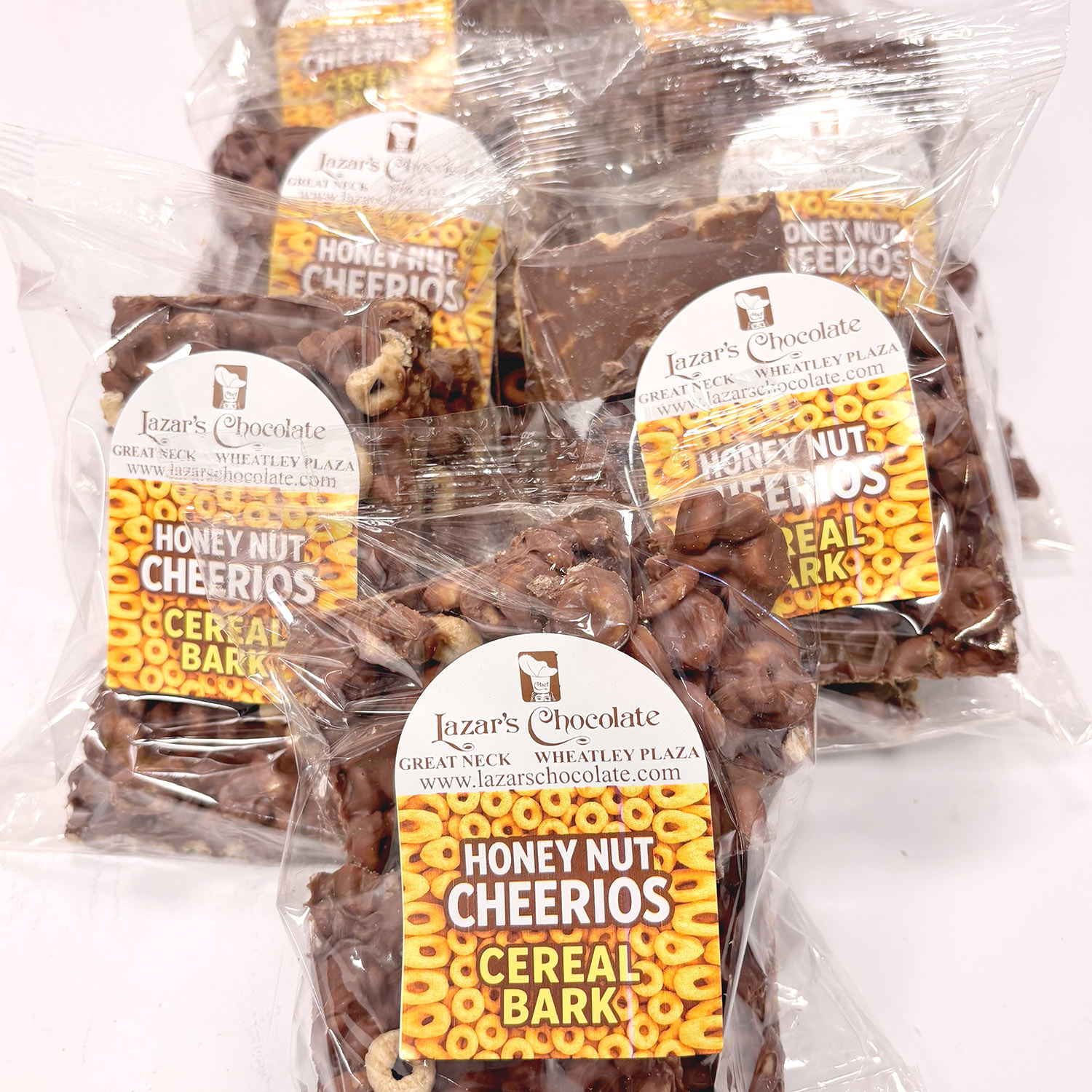 Chocolate Cereal Bark - Honey Nut Cheerios
