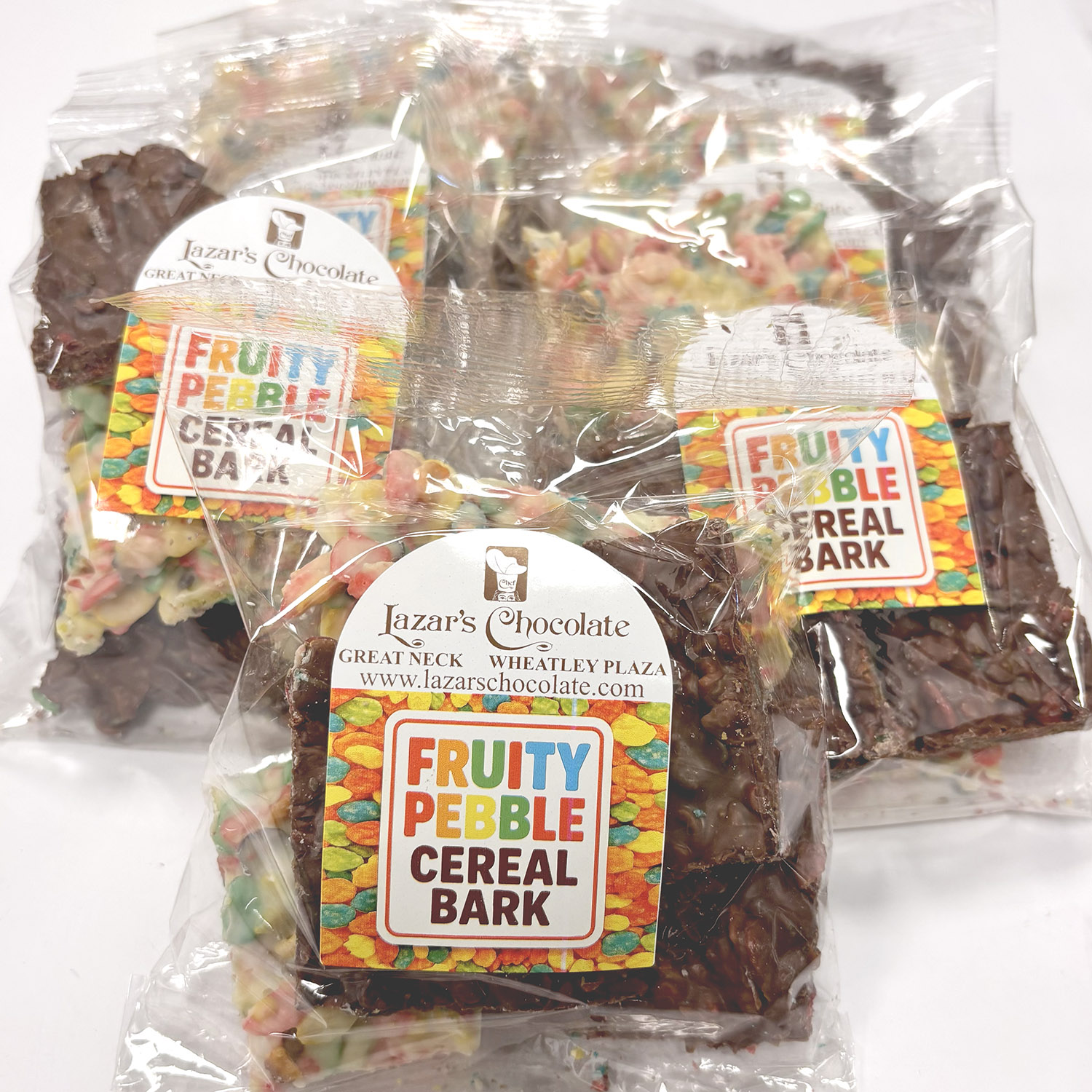 Chocolate Cereal Bark - Fruity Pebbles