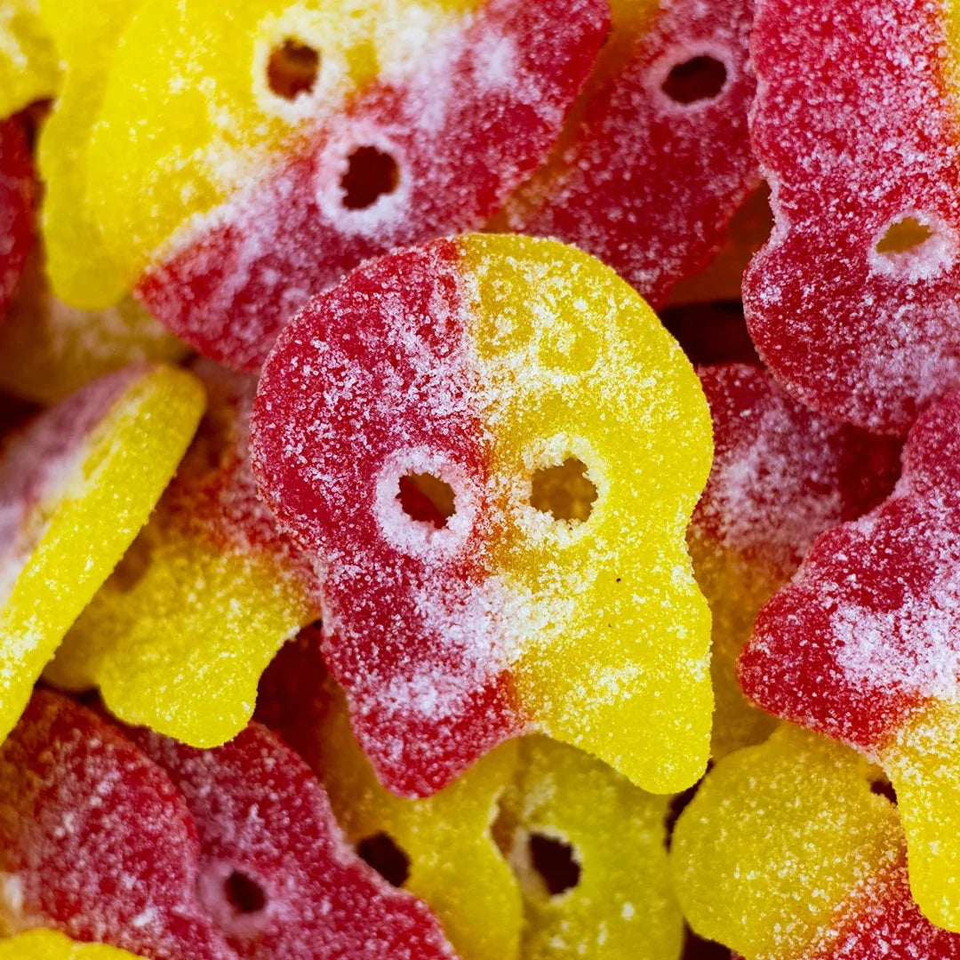 BUBS Swedish Candy  -  Sour Lemon Skulls (Lemony)