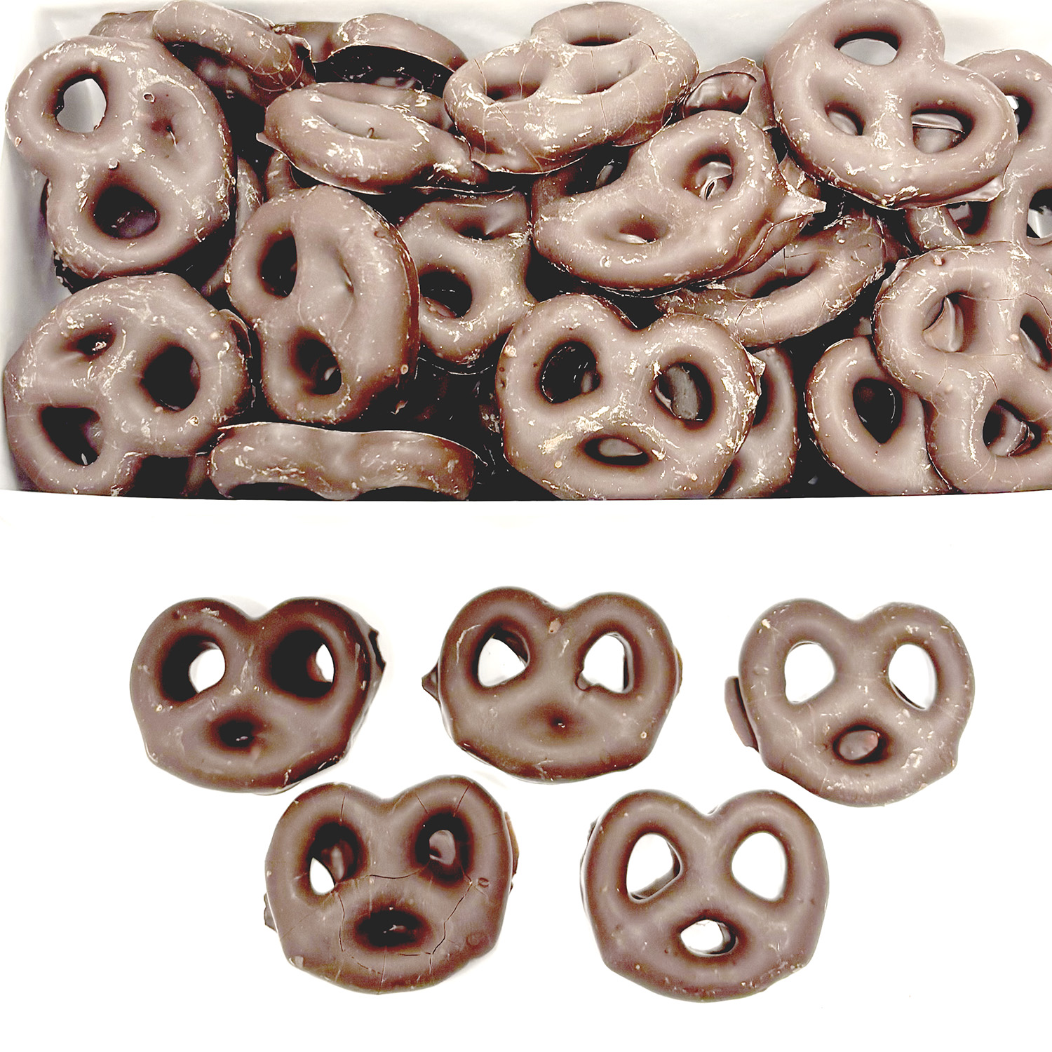 Dark Chocolate Covered Mini Pretzels