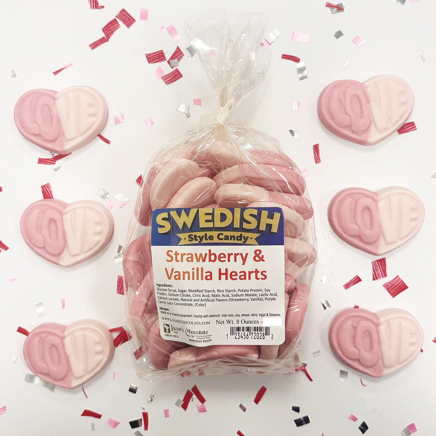 Swedish Style Candy Gummy Hearts