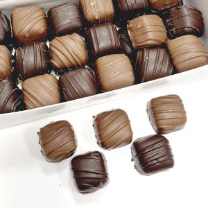 Chocolate Covered Vanilla Caramels