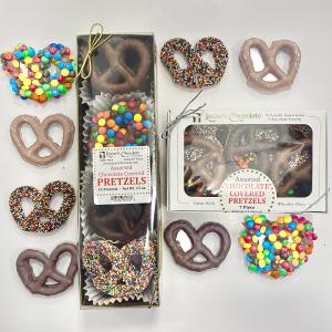 Chocolate Pretzel Gift Boxes