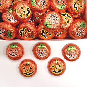 Milk Chocolate Halloween  Pumpkin Faces
