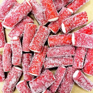 Swedish Candy - Sour Strawberry Tubes