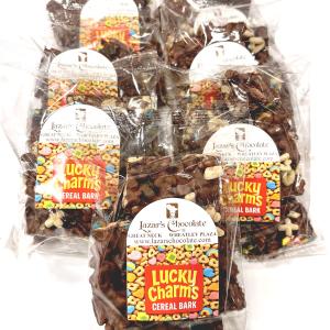 Chocolate Cereal Bark - Lucky Charms